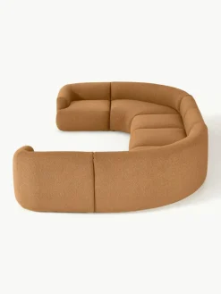 Modulare XL Bouclé-Wohnlandschaft Sofia