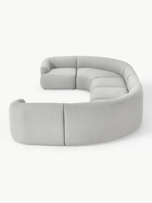 Modulare XL Bouclé-Wohnlandschaft Sofia