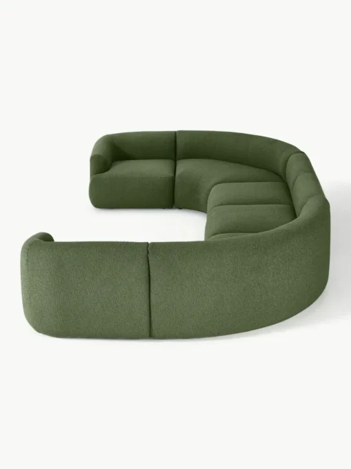 Modulare XL Bouclé-Wohnlandschaft Sofia