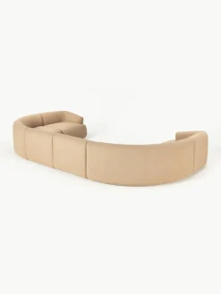 Modulare XL Bouclé-Wohnlandschaft Sofia