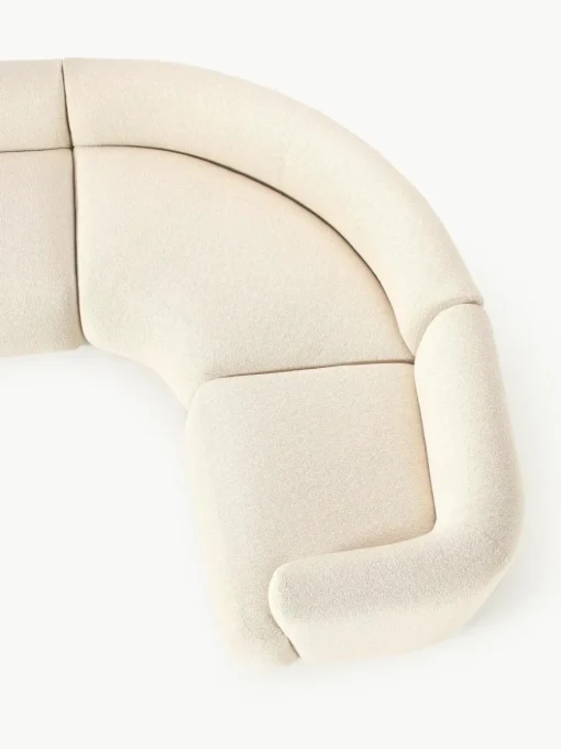 Modulare XL Bouclé-Wohnlandschaft Sofia