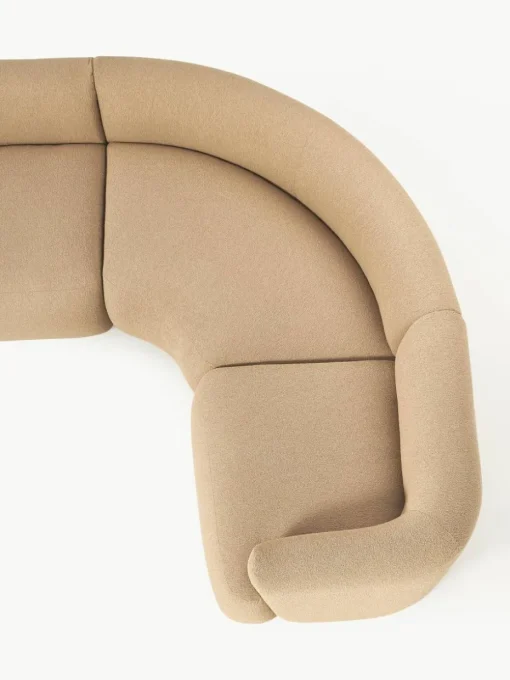 Modulare XL Bouclé-Wohnlandschaft Sofia
