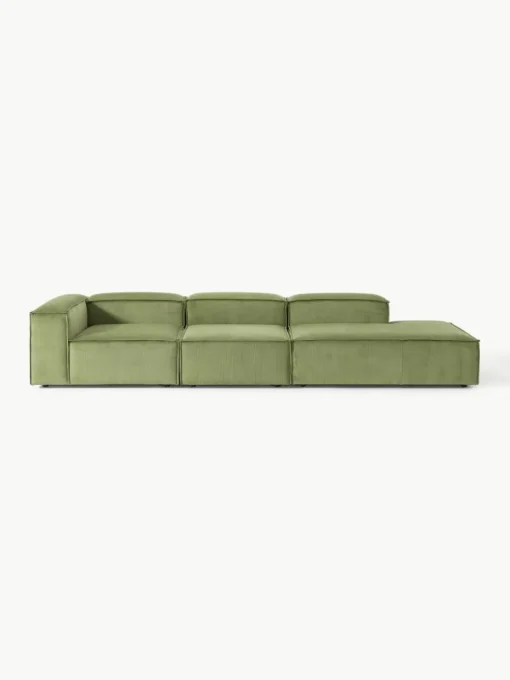 Modulare XL-Ottomane Lennon aus Cord