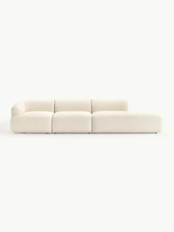 Modulare XL-Ottomane Sofia aus Bouclé