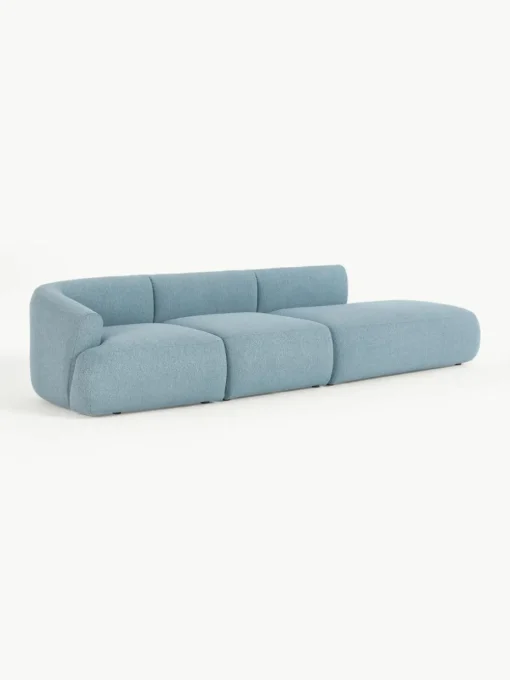 Modulare XL-Ottomane Sofia aus Bouclé