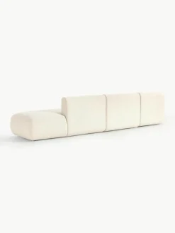 Modulare XL-Ottomane Sofia aus Bouclé
