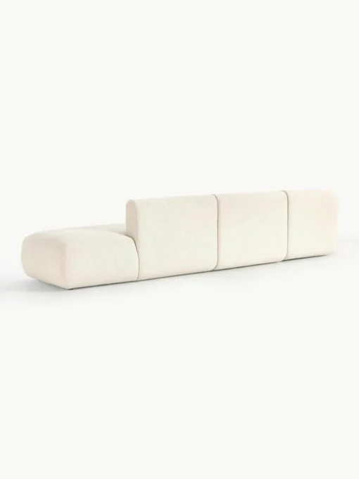 Modulare XL-Ottomane Sofia aus Bouclé