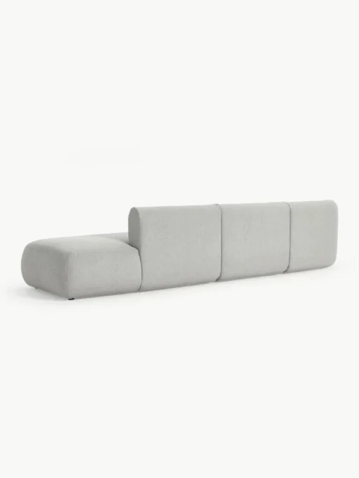Modulare XL-Ottomane Sofia aus Bouclé