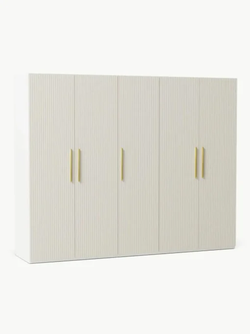 Modularer Drehtürenschrank Simone, 250 cm Breite, mehrere Varianten
