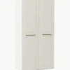 Modularer Drehtürenschrank Charlotte, 100 cm Breite, mehrere Varianten