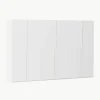 Modularer Drehtürenschrank Leon, 300 cm Breite, mehrere Varianten