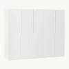 Modularer Drehtürenschrank Leon, 250 cm Breite, mehrere Varianten