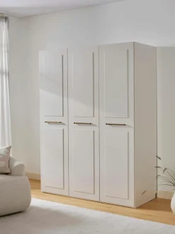 Modularer Drehtürenschrank Charlotte, 150 cm Breite, mehrere Varianten