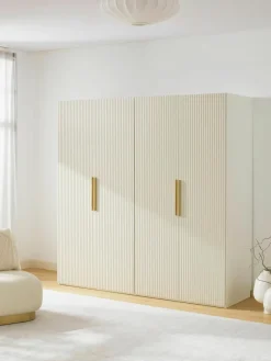 Modularer Drehtürenschrank Simone, 200 cm Breite, mehrere Varianten