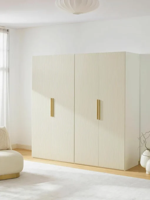 Modularer Drehtürenschrank Simone, 200 cm Breite, mehrere Varianten