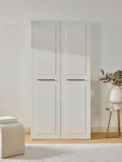 Modularer Drehtürenschrank Charlotte, 100 cm Breite, mehrere Varianten