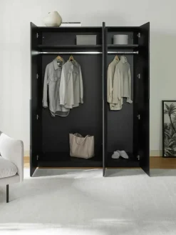 Modularer Drehtürenschrank Leon, 150 cm Breite, mehrere Varianten