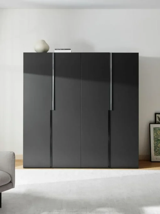 Modularer Drehtürenschrank Leon, 200 cm Breite, mehrere Varianten