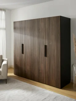 Modularer Drehtürenschrank Simone, 200 cm Breite, mehrere Varianten