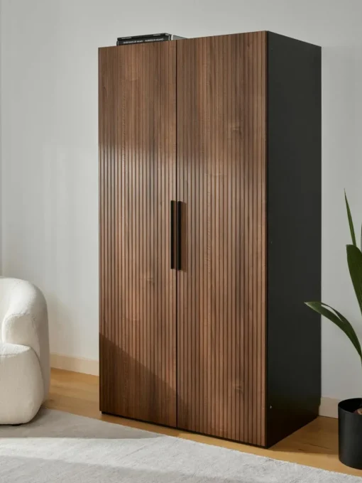 Modularer Drehtürenschrank Simone, 100 cm Breite, mehrere Varianten