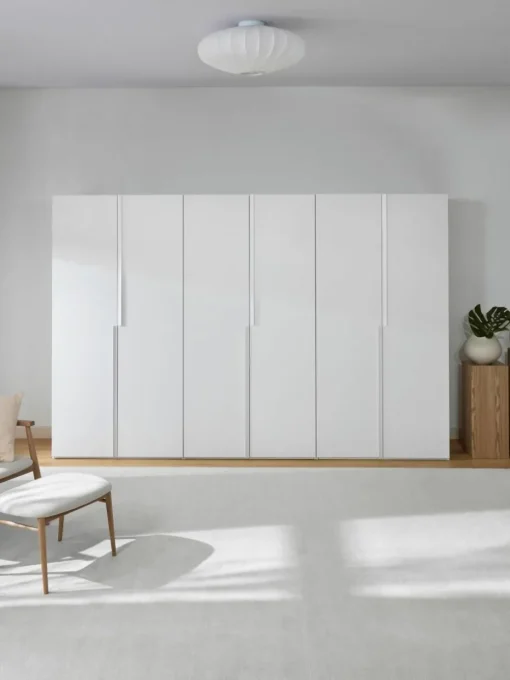 Modularer Drehtürenschrank Leon, 300 cm Breite, mehrere Varianten