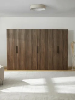 Modularer Drehtürenschrank Simone, 300 cm Breite, mehrere Varianten