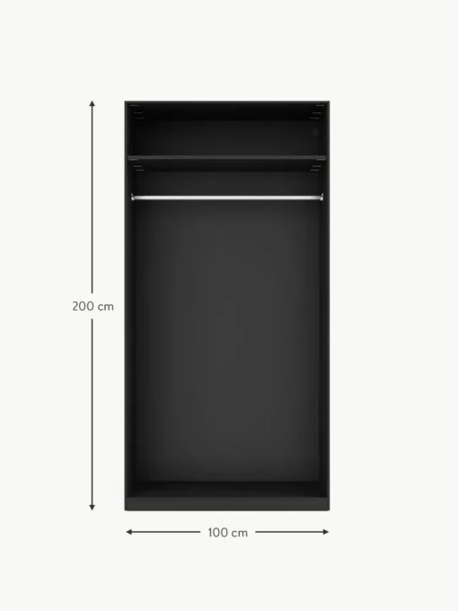 Modularer Drehtürenschrank Leon, 100 cm Breite, mehrere Varianten