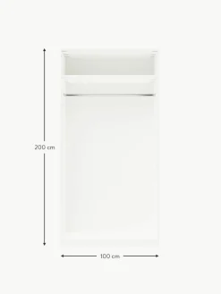Modularer Drehtürenschrank Leon, 100 cm Breite, mehrere Varianten