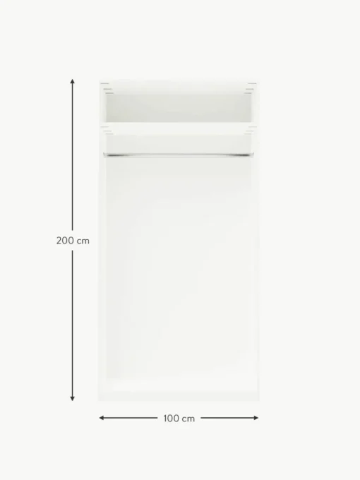 Modularer Drehtürenschrank Leon, 100 cm Breite, mehrere Varianten