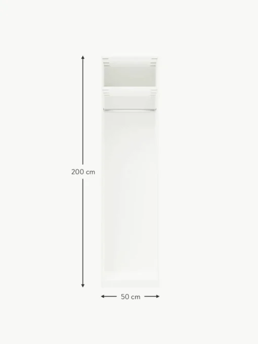 Modularer Drehtürenschrank Leon, 50 cm Breite, mehrere Varianten