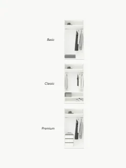 Modularer Drehtürenschrank Simone, 100 cm Breite, mehrere Varianten