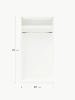 Modularer Drehtürenschrank Charlotte, 100 cm Breite, mehrere Varianten