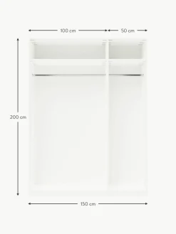 Modularer Drehtürenschrank Simone, 150 cm Breite, mehrere Varianten