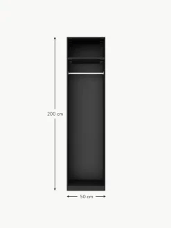 Modularer Drehtürenschrank Leon, 50 cm Breite, mehrere Varianten