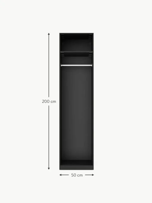 Modularer Drehtürenschrank Leon, 50 cm Breite, mehrere Varianten