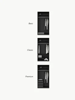 Modularer Drehtürenschrank Leon, 100 cm Breite, mehrere Varianten