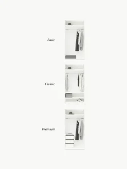 Modularer Drehtürenschrank Charlotte, 100 cm Breite, mehrere Varianten