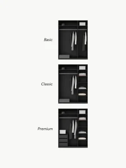 Modularer Drehtürenschrank Leon, 150 cm Breite, mehrere Varianten