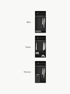 Modularer Drehtürenschrank Simone, 100 cm Breite, mehrere Varianten