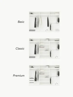 Modularer Drehtürenschrank Leon, 300 cm Breite, mehrere Varianten