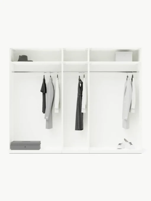 Modularer Drehtürenschrank Simone, 250 cm Breite, mehrere Varianten