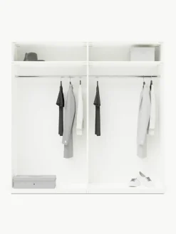 Modularer Drehtürenschrank Charlotte, 200 cm Breite, mehrere Varianten