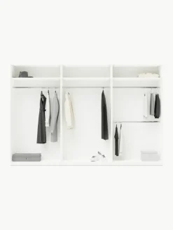 Modularer Drehtürenschrank Charlotte, 300 cm Breite, mehrere Varianten