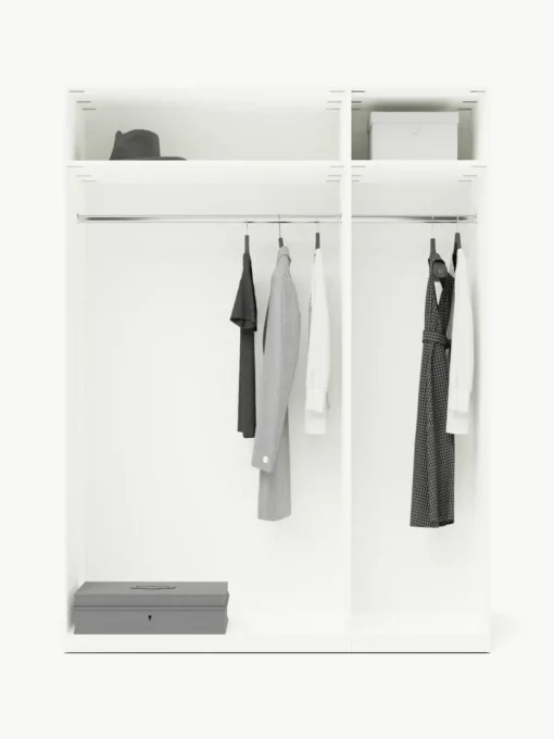 Modularer Drehtürenschrank Charlotte, 150 cm Breite, mehrere Varianten