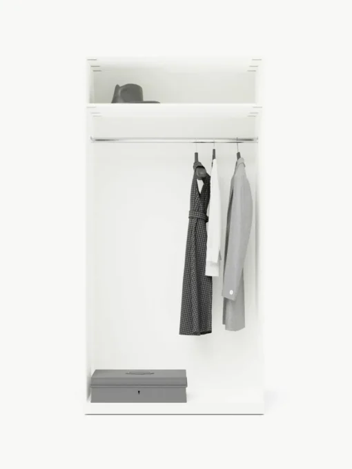 Modularer Drehtürenschrank Charlotte, 100 cm Breite, mehrere Varianten