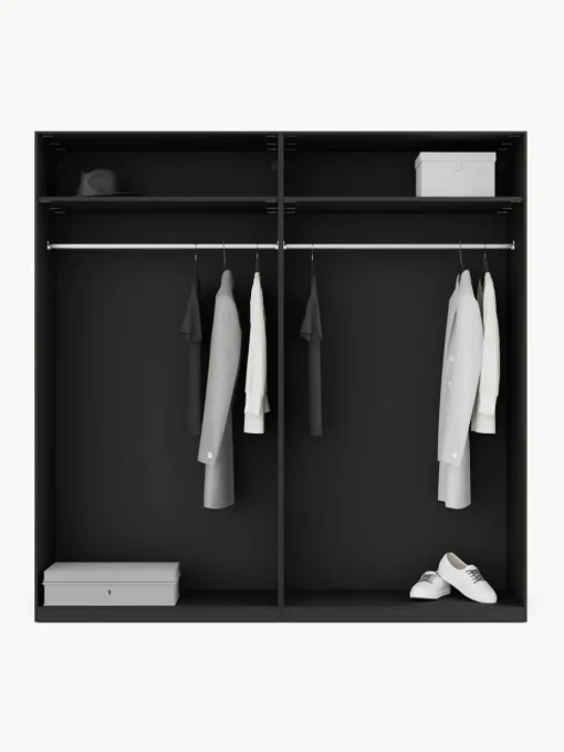 Modularer Drehtürenschrank Leon, 200 cm Breite, mehrere Varianten