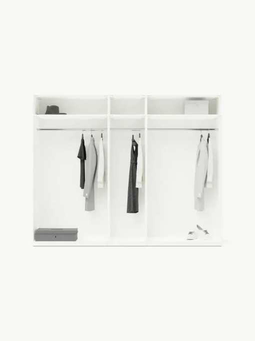 Modularer Drehtürenschrank Leon, 250 cm Breite, mehrere Varianten