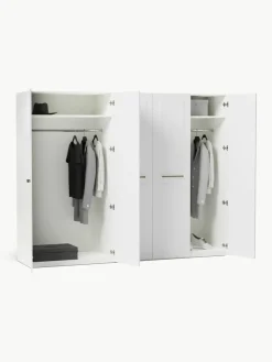Modularer Drehtürenschrank Charlotte, 250 cm Breite, mehrere Varianten