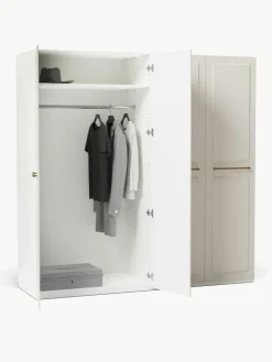 Modularer Drehtürenschrank Charlotte, 200 cm Breite, mehrere Varianten