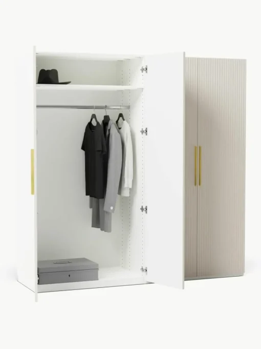 Modularer Drehtürenschrank Simone, 200 cm Breite, mehrere Varianten
